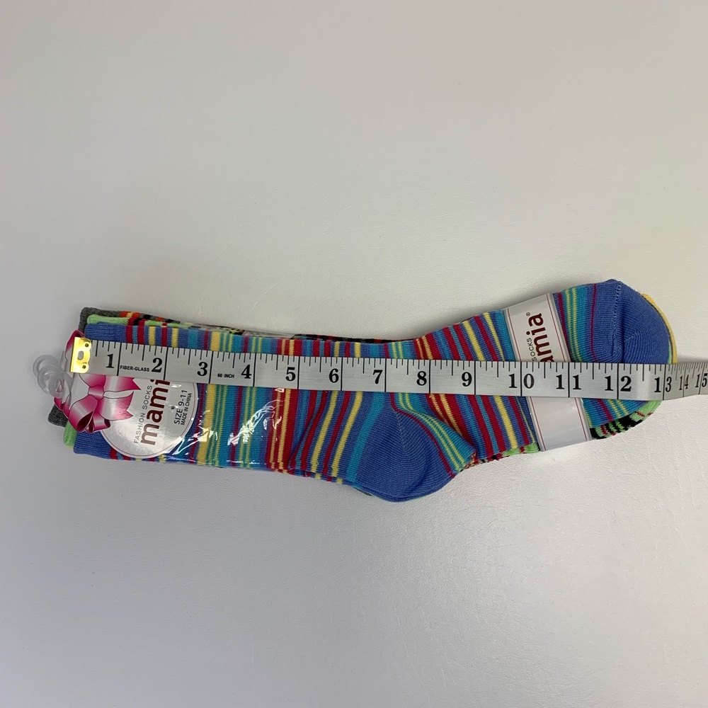 18 Pairs Fun Colorful Womens Crew Socks Size 9-11 - Picture 5 of 5